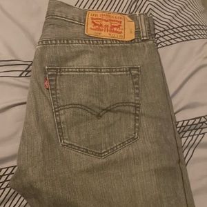 Gray 501 jeans shorts
